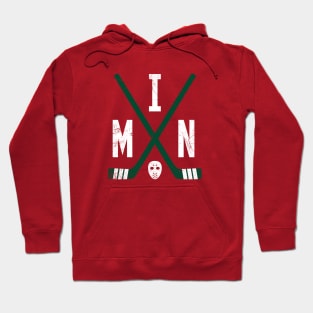 MIN Retro Sticks - Red Hoodie